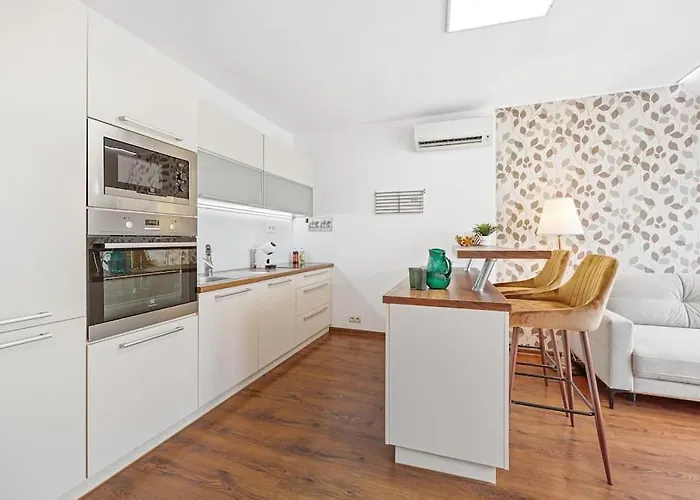 V Centre S Vyhladom Na Hrad A Parkovanim Apartament Bratislava